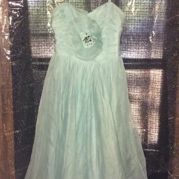 mint color formal dress - Picture 1 of 1